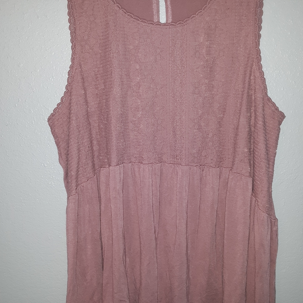 Eyeshadow sleeveless tunic